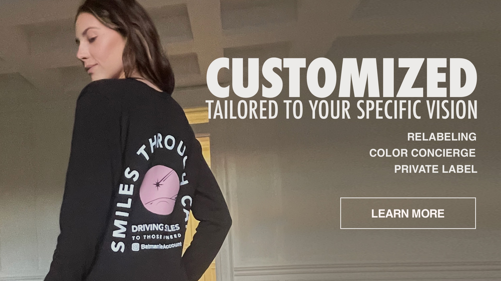 Custom Apparel Low MoQ Slide