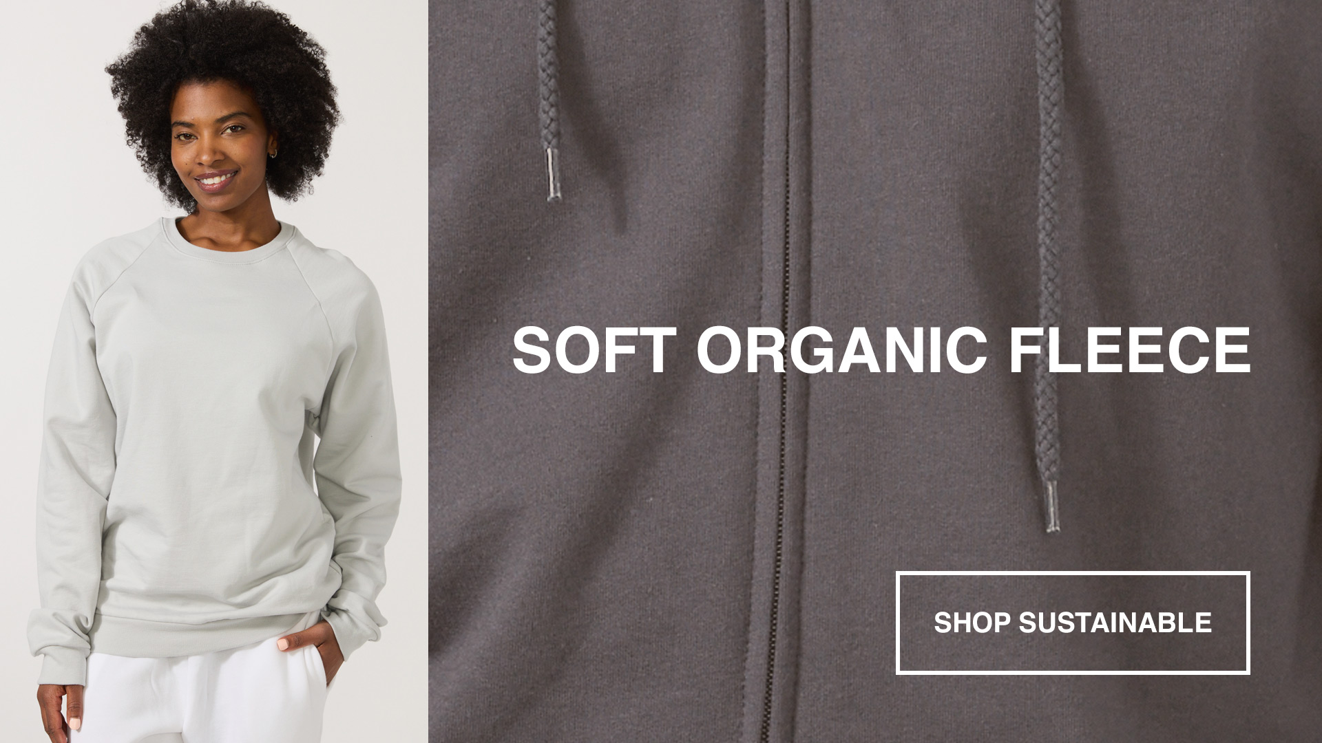 Organic Cotton Fleece Slide