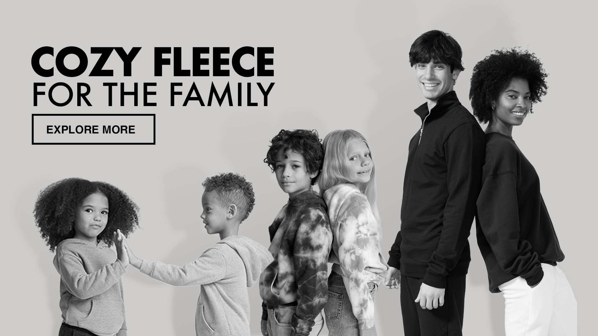 Fleece for the whole family slide