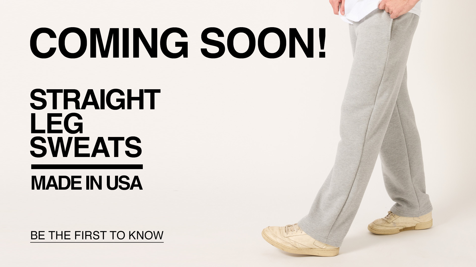  New Straight Leg Sweatpants