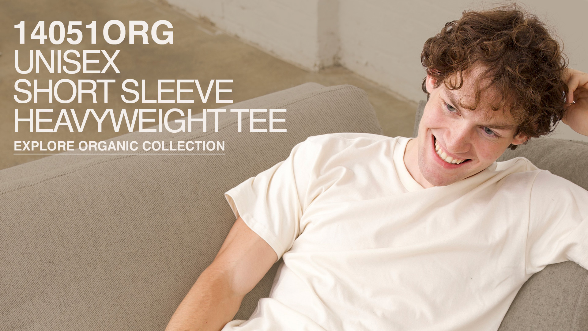 14051ORG Heavyweight Organic Cotton Slide