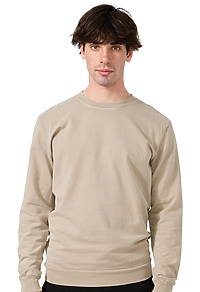 Unisex Vintage Pigment Dyed Fleece Crew Sweatshirt