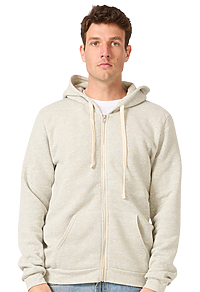 Unisex Triblend Fleece Zip Hoodie