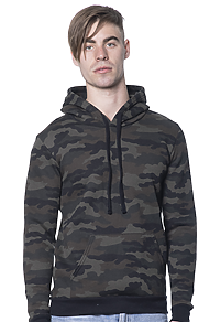 Unisex Camo Fleece Pullover Hoodie